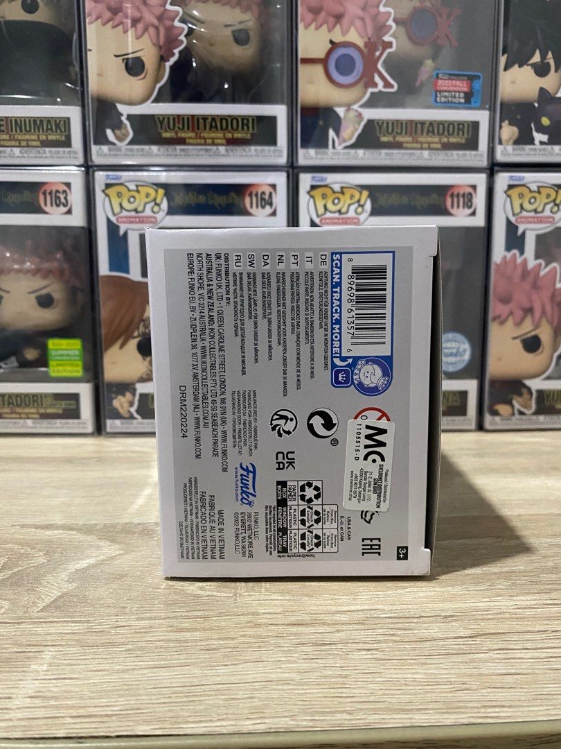 FUNKO POP JAPAN ANIME Jujutsu Kaisen Satoru Gojo #1114 VINYL FIGURE 61357