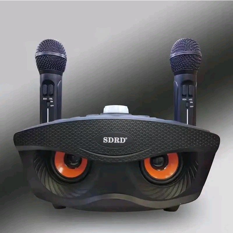SDRD SD-306 Wireless Bluetooth Dual Microphone Karaoke Portable 3D Stereo Speaker (Category: Soundbars, Speakers & Amplifiers) located in Manila. Submitted by bongsy999mall (Listing ID 1280751350, Image 3). Description: SDRD SD-306 Wireless Bluetooth Dual Microphone Karaoke Portable 3D Stereo Speaker Complete colors：Black Gold Pink Retail : 1850 each Product Description Support 3D stereo surround sound Two wireless microphones Support even hello 