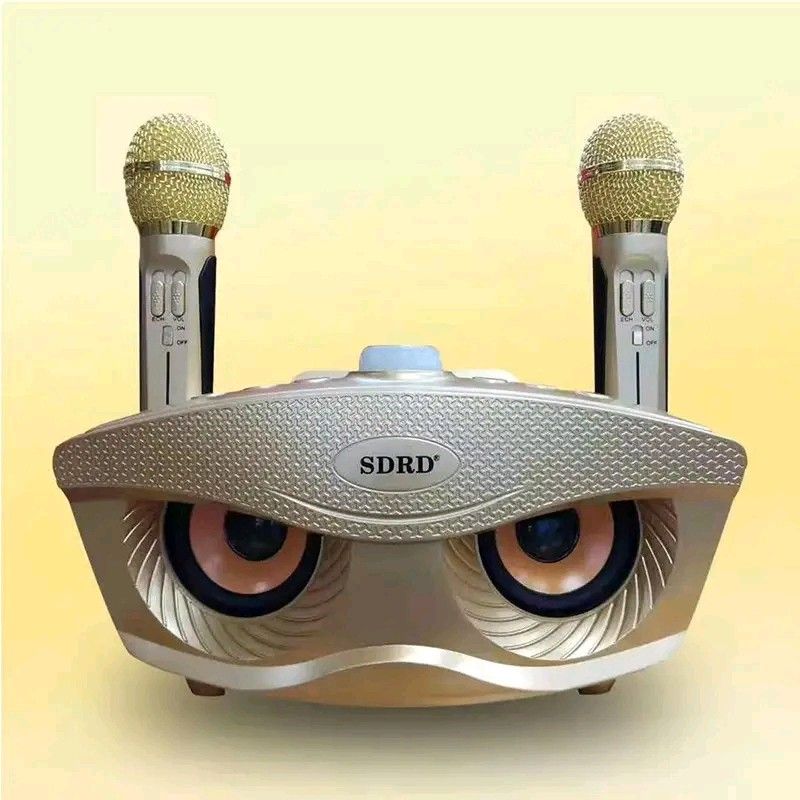 SDRD SD-306 Wireless Bluetooth Dual Microphone Karaoke Portable 3D Stereo Speaker (Category: Soundbars, Speakers & Amplifiers) located in Manila. Submitted by bongsy999mall (Listing ID 1280751350, Image 1). Description: SDRD SD-306 Wireless Bluetooth Dual Microphone Karaoke Portable 3D Stereo Speaker Complete colors：Black Gold Pink Retail : 1850 each Product Description Support 3D stereo surround sound Two wireless microphones Support even hello 