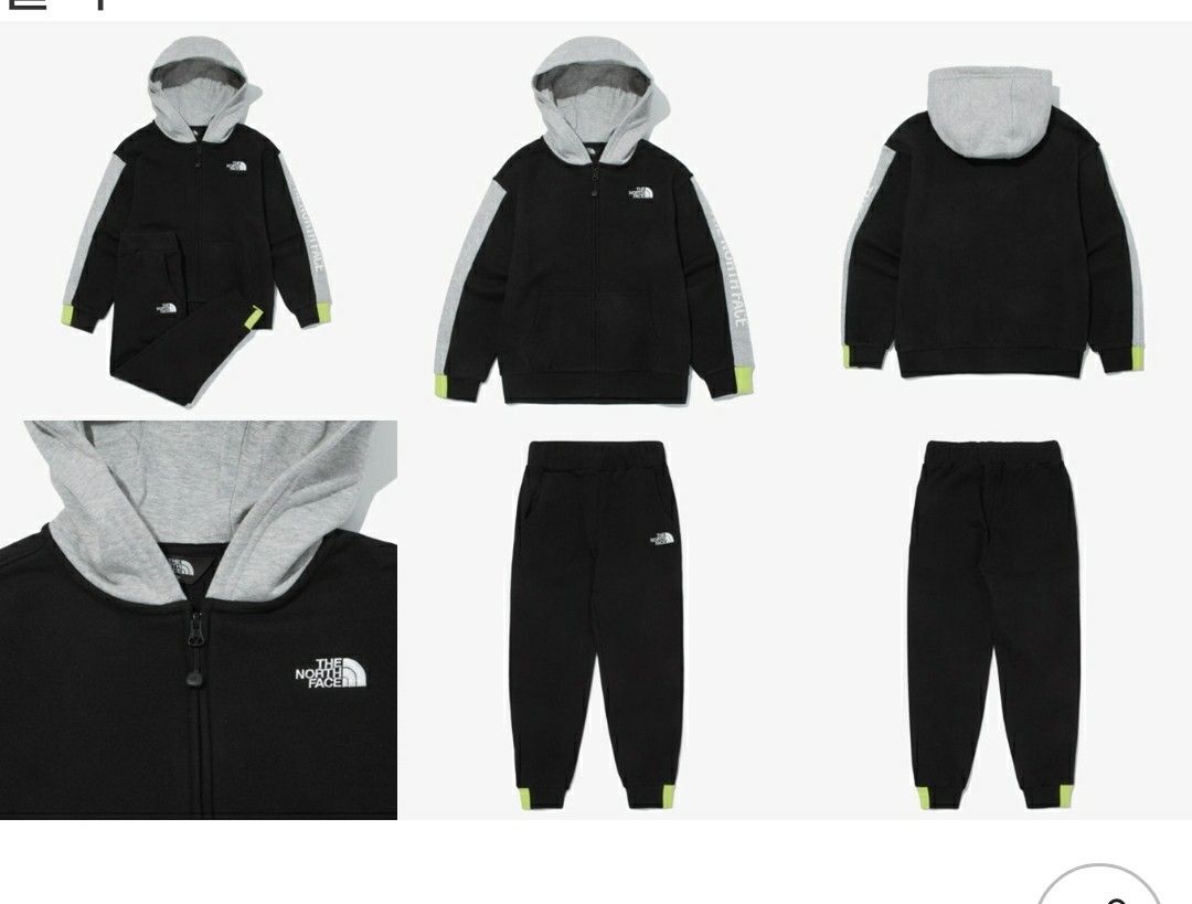Size 110 120 160 TNF kid THE NORTH FACE kid s set jacket pants suit spring autumn clothes K S MAZE TRAINING SET NJ5JM51S Kids Maze Training Set