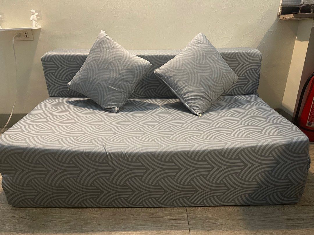 Sofa Bed (Mandaue Foam), Furniture & Home Living, Furniture, Bed Frames