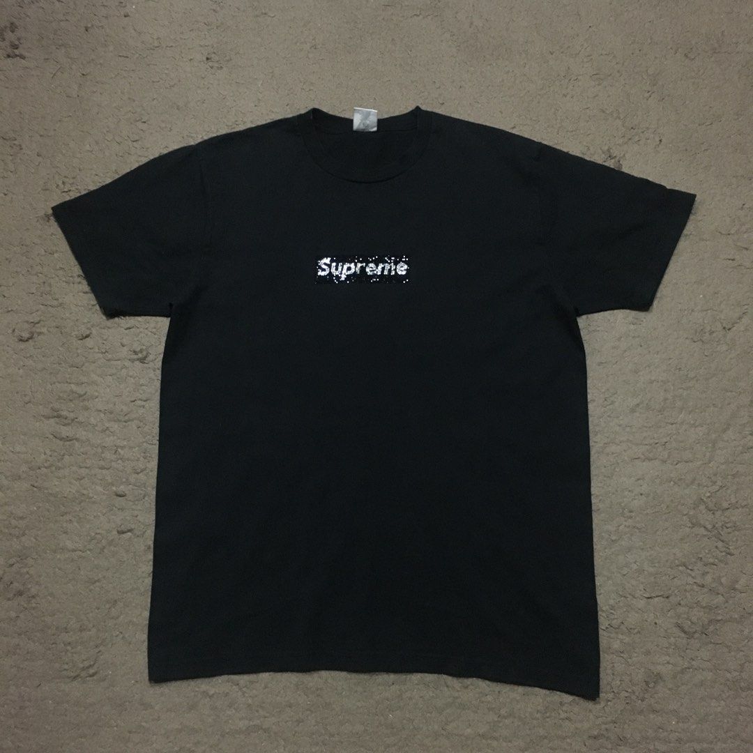 Supreme x swarovski box logo sales