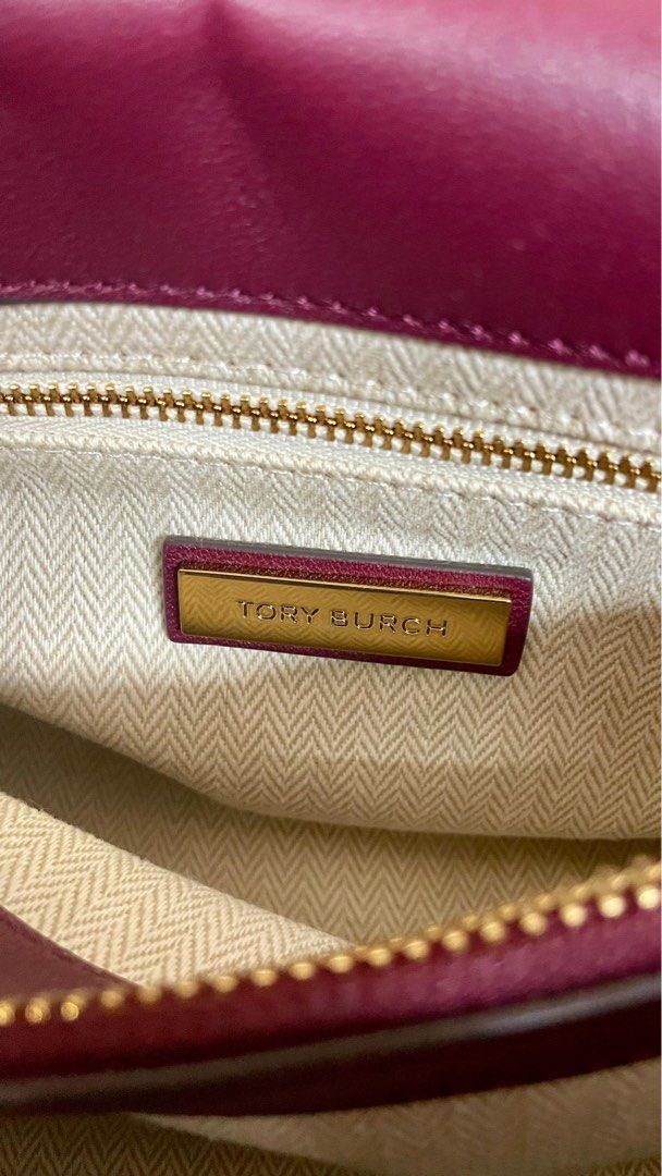 TB Kira Chevron Convertible Shoulder Bag Luxury Bags Wallets