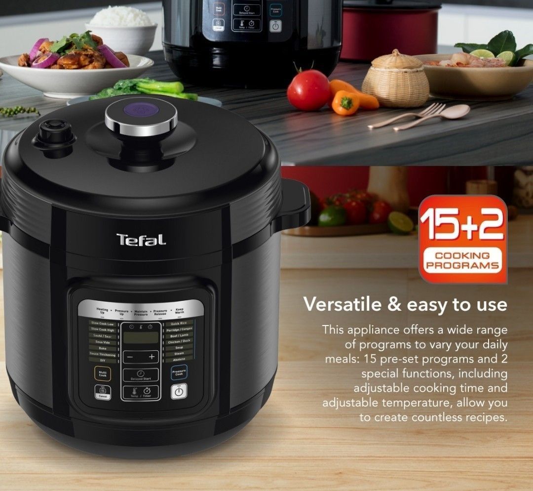 Tefal Electric Pressure Cooker 6l Brand new seal in box 2 years local warranty TV Home Appliances Kitchen Appliances Cookers on Carousell