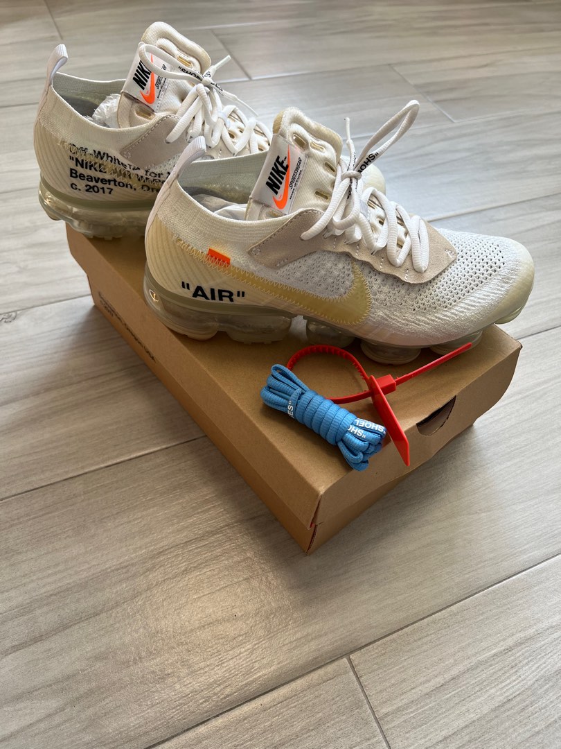 The 10 Nike Air Vapormax FK off white, 男裝, 鞋, 波鞋- Carousell