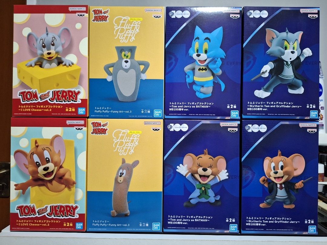 Jerry Figure Tom & Jerry Figure Collection Slytherin Tom & Gryffindor Jerry Wb ...
