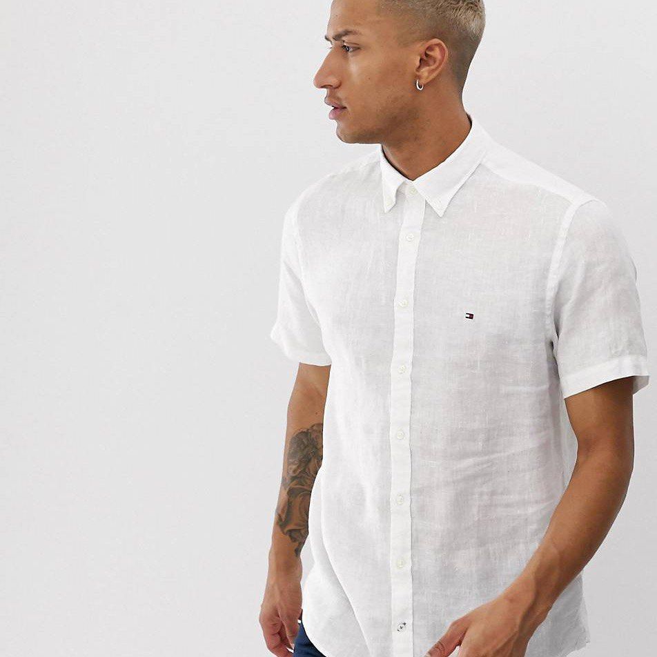 Tommy Hilfiger windsurf linen short sleeve shirt NEW ORIGINAL