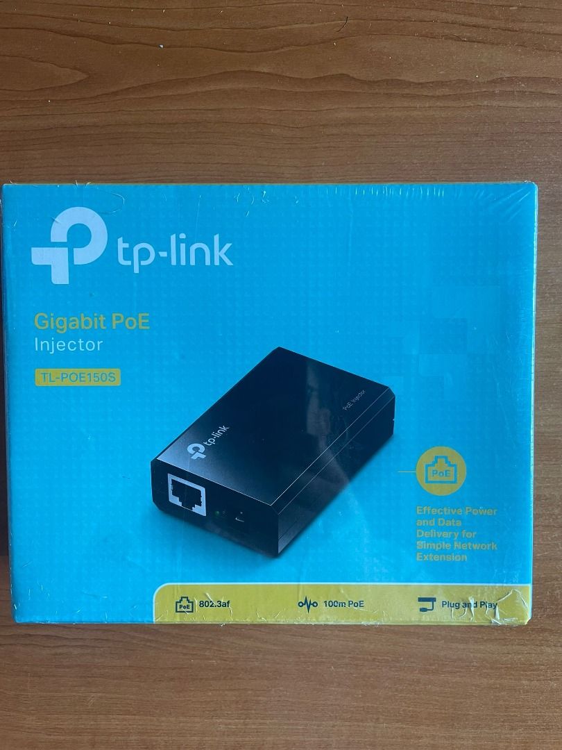 TP-Link Gigabit PoE Injector TL-POE150S 802.3af 48V, Computers & Tech ...