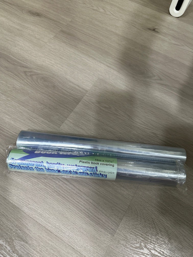 Transparent plastic book wrap cover Hobbies Toys Stationery
