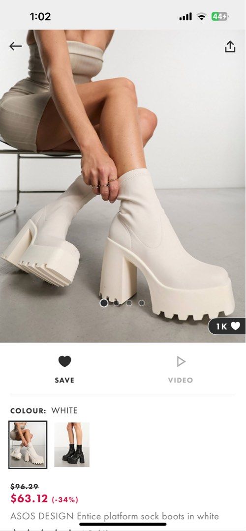 White boot best sale