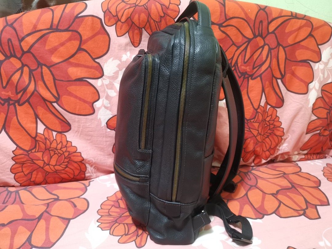 Tumi harrison hotsell bates leather backpack