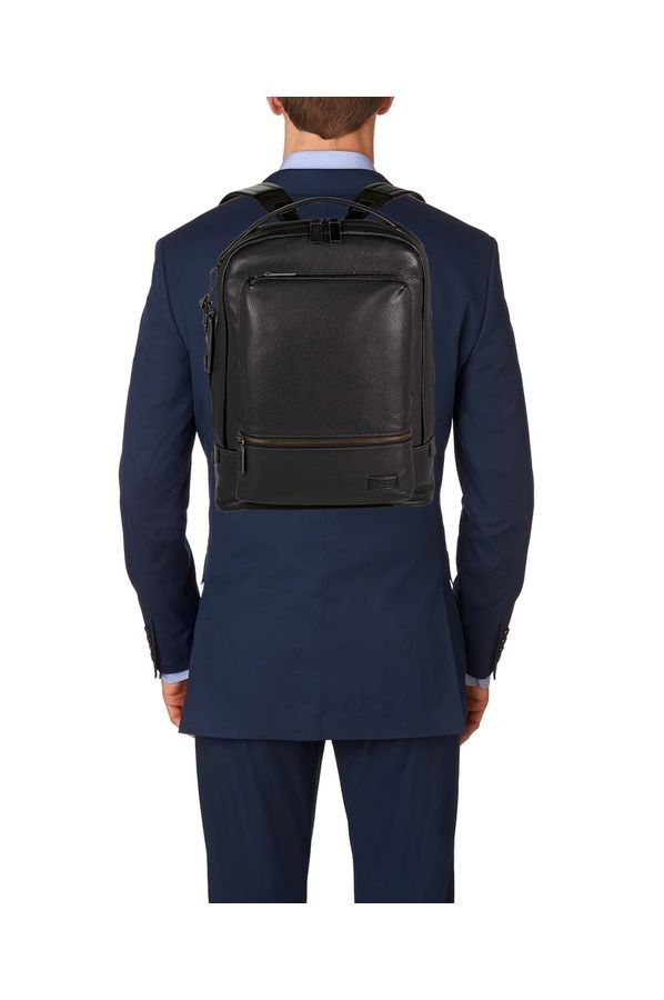 Tumi harrison bates 2025 leather backpack