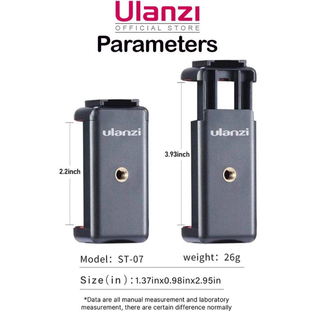 Ulanzi ST-27 Metal Phone Tripod Mount Clip 2476