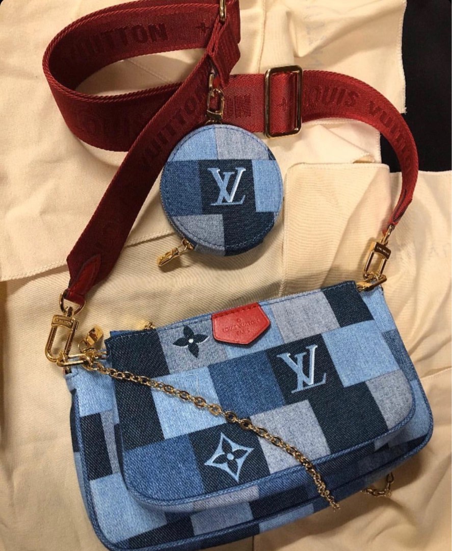 URGENT SALE RARE Authentic LV Multi Pochette Denim Limited