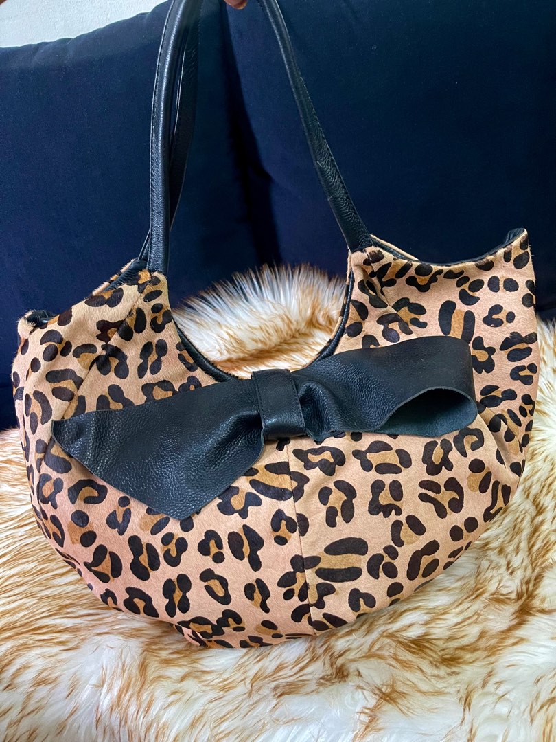 Valentino Garavani Leopard Tote Women s Fashion Bags Wallets Tote Bags on Carousell