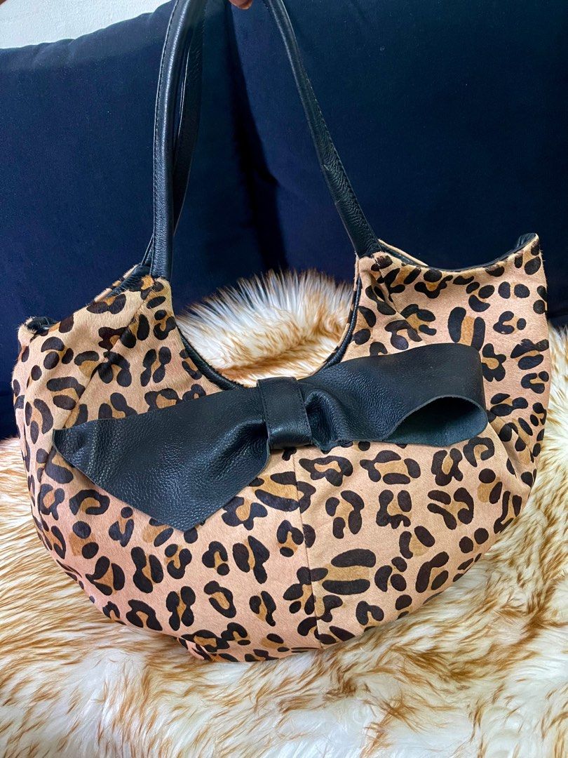 Valentino Garavani Leopard Tote Bag Women s Fashion Bags