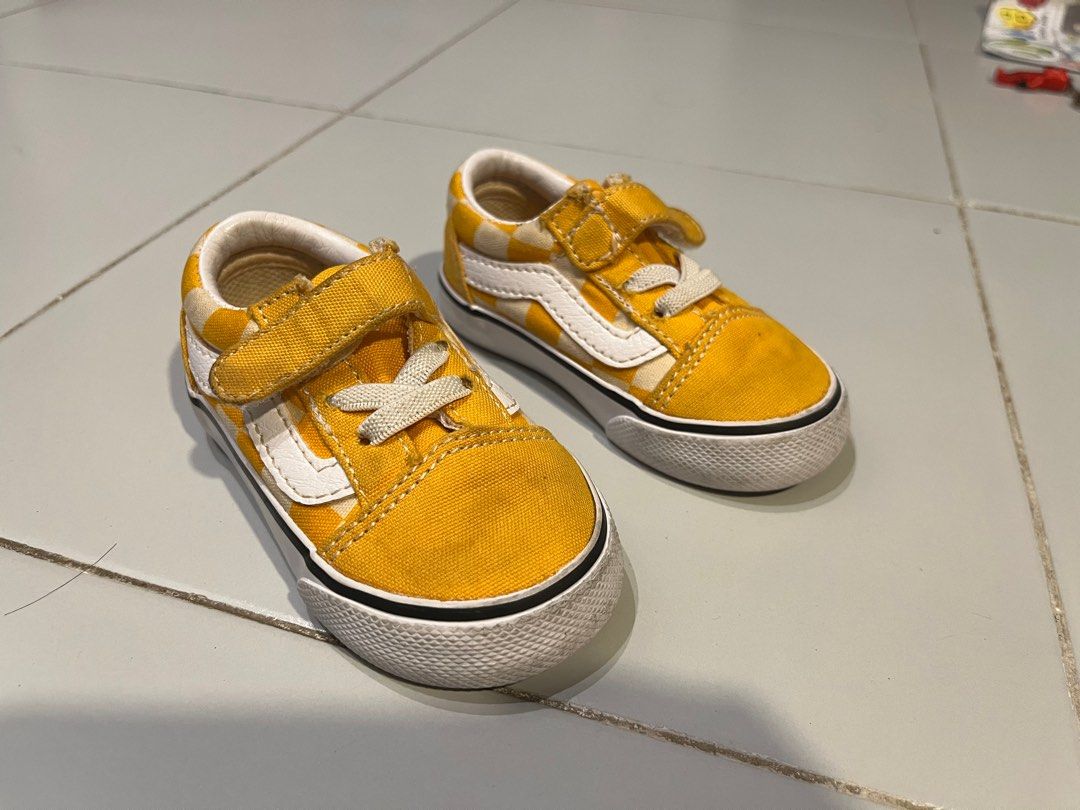 Orange vans for toddlers shop