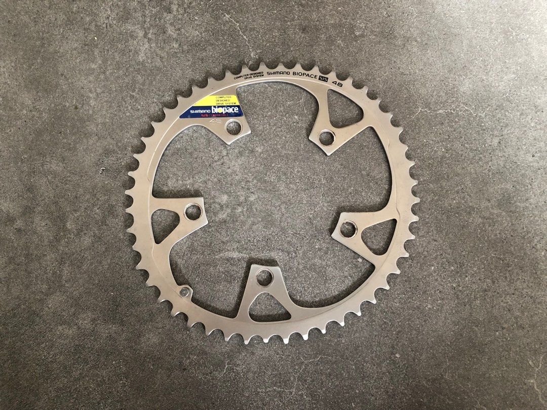Vintage Retro 90s Shimano 48T Biopace Chainring Mtb Mountain Bike