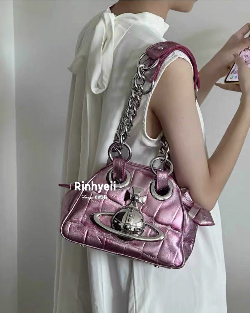 Vivienne westwood chain shoulder bag cheap