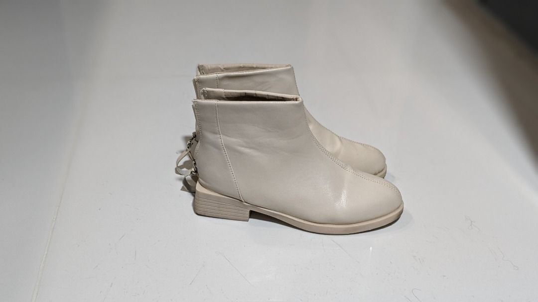 White color boots cheap