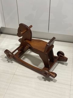 Wooden Toy 2in1 Rocker and Ride on