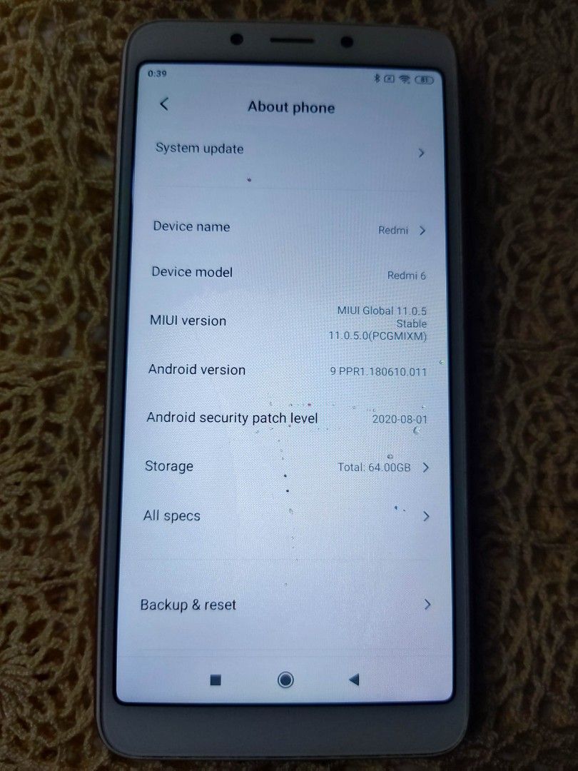 Xiaomi redmi cheap 6 64gb rosa