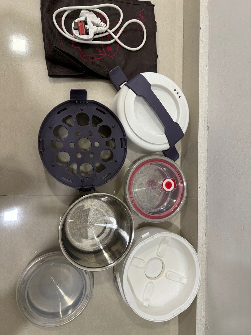 YOICE 2L/3 Tier Electric Lunch Box (Safety Mark) / Singapore Power