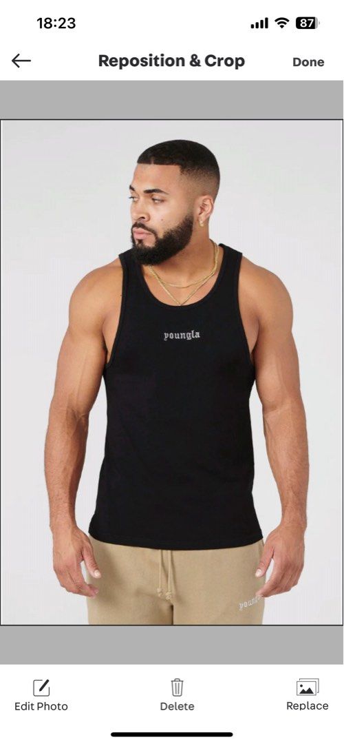 YOUNGLA Signature Tanks Gym top singlet sports, Men's Fashion, Activewear  on Carousell