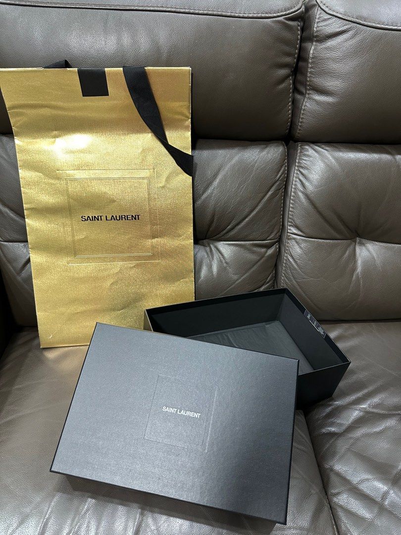 YSL BOX AND PAPER BAG Luxury Accessories on Carousell
