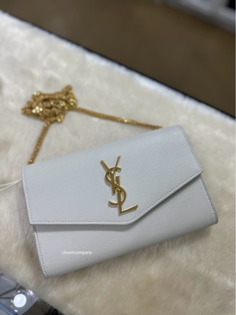 YSL Small Chain Flap Bag and Gold Hardware Luxury Bags Wallets