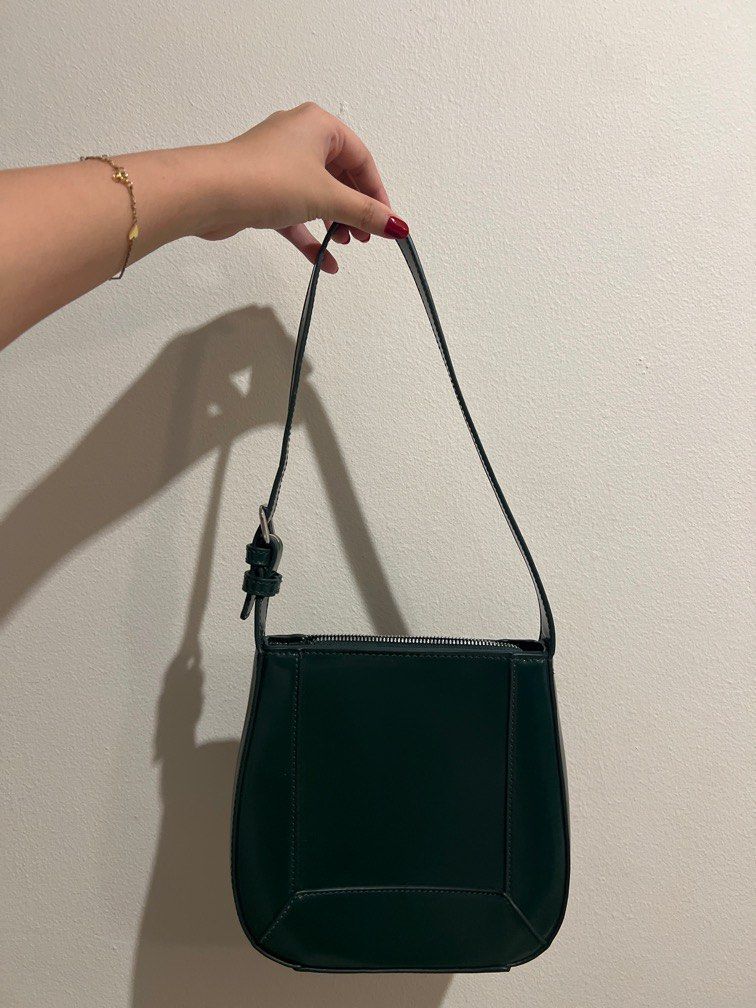 Baguette shoulder sales bag zara