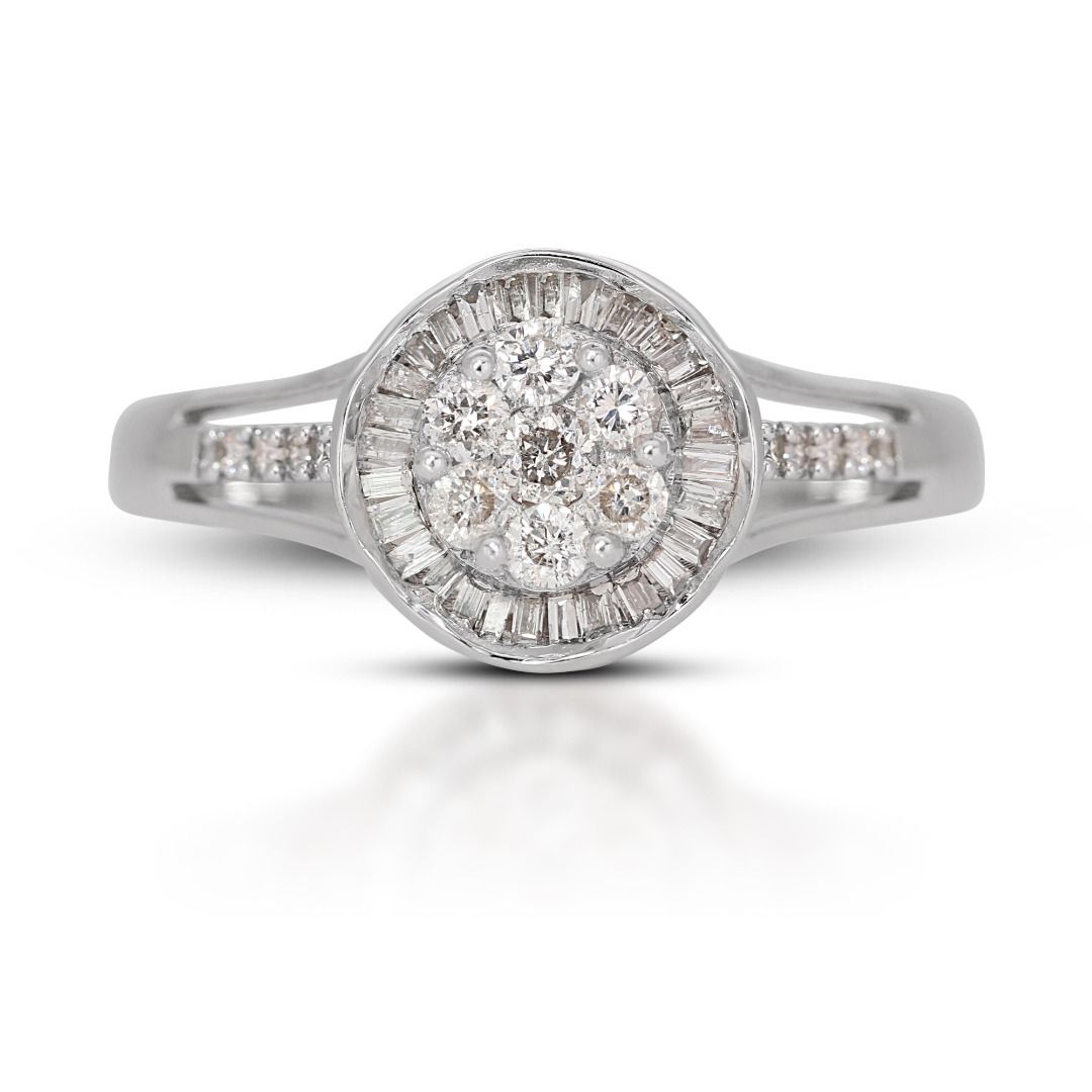 White gold 10k diamond ring cheap