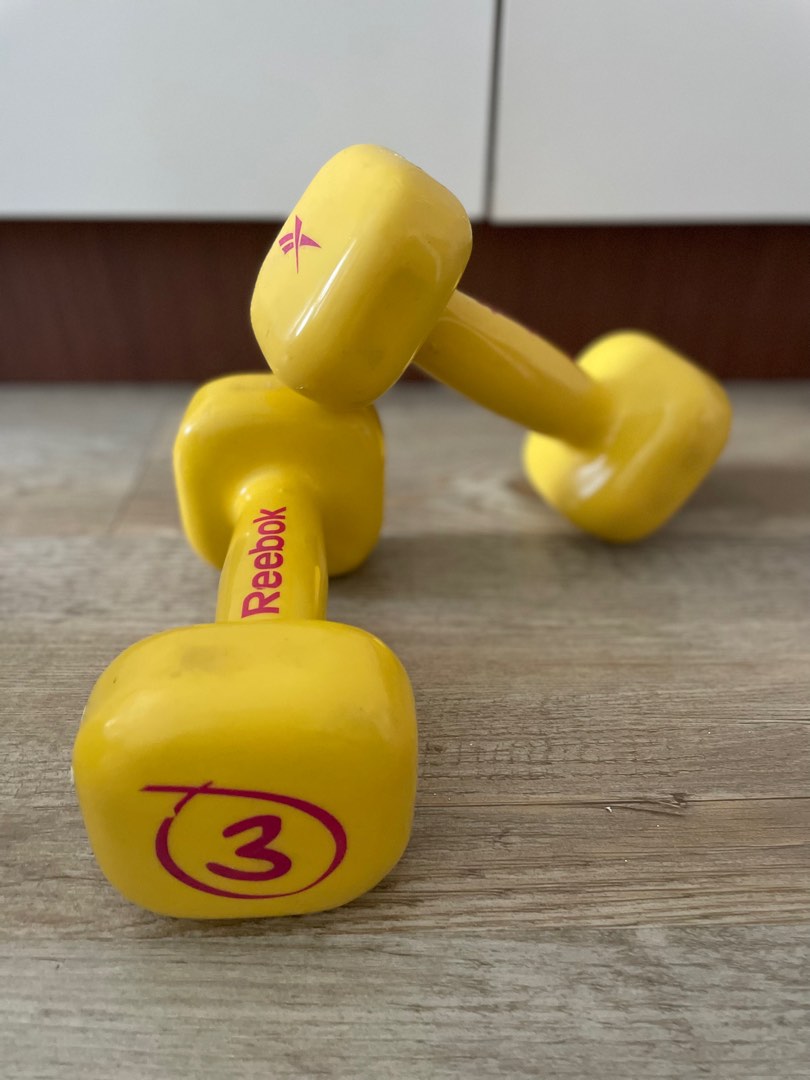 Reebok sales dumbbells 3kg