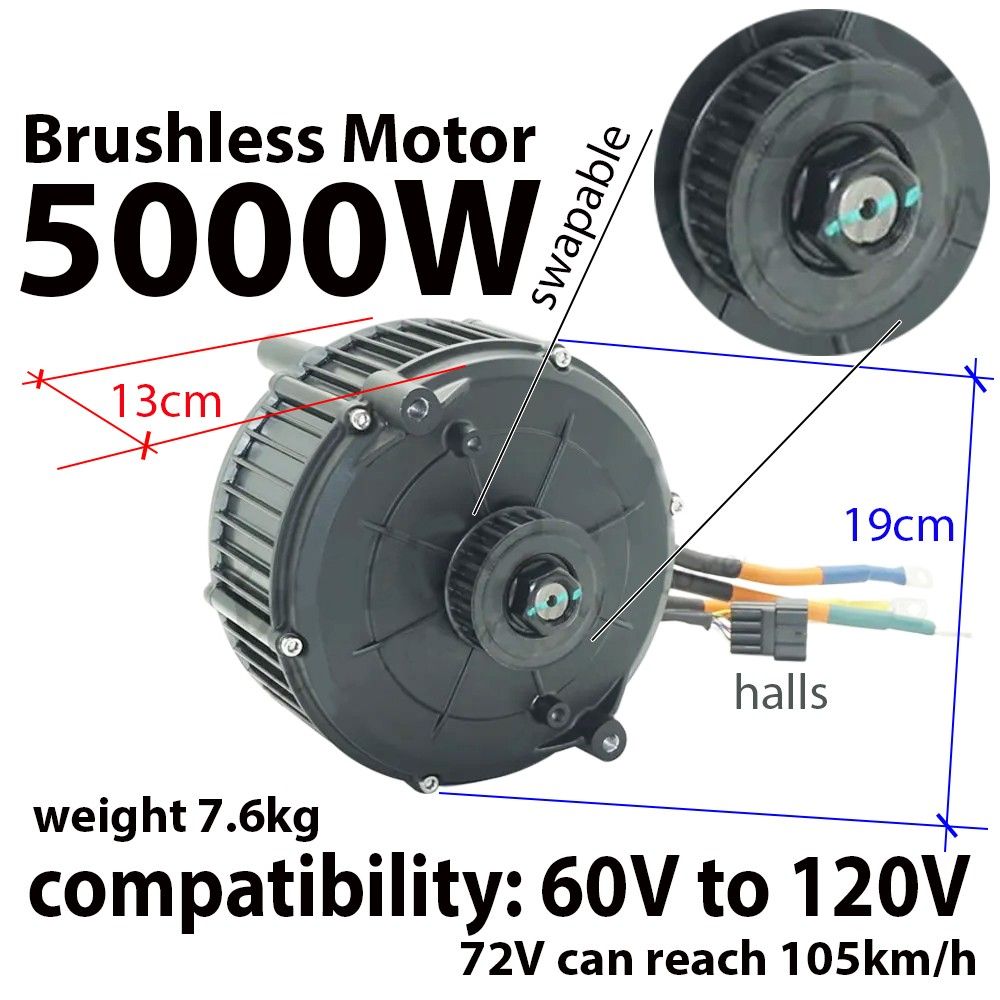 Motor hotsell 5000w bike