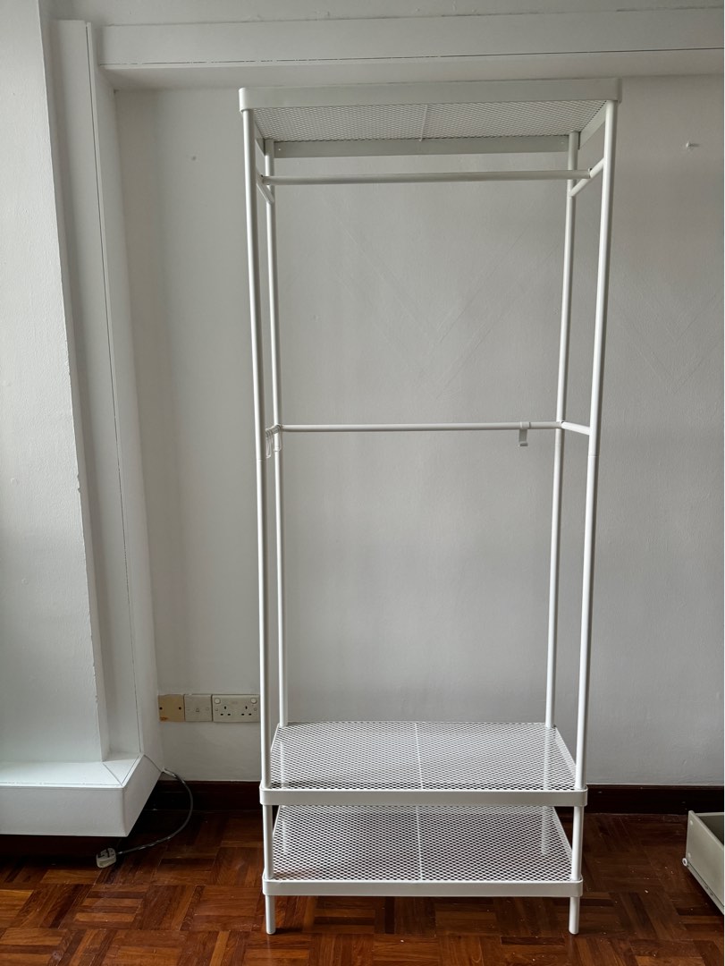 50 off IKEA Mackapar Coat rack with shoe storage unit, Furniture