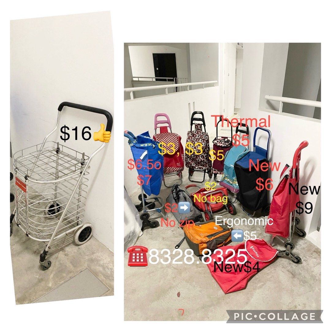 8328.8325. 6 wheel. Stair. Climber. Foldable. Trolley. Aluminium. Trolley. Marketing. Shopping. Grocery. Trolley. Cart. New. Sketchers. Bag