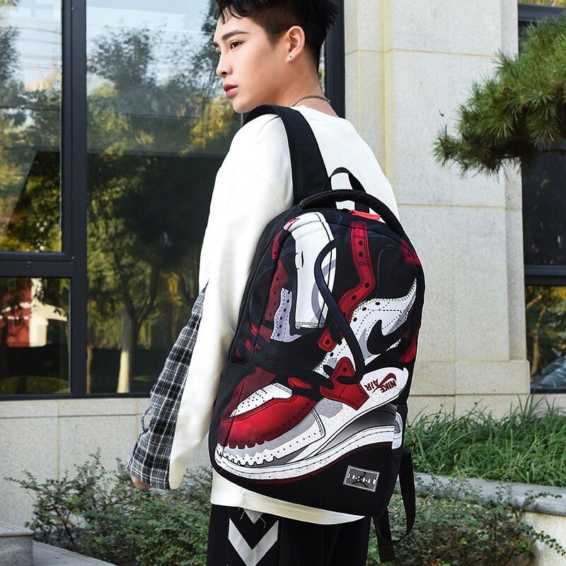 Nike Graffiti Backpack Graphic Shoes Tas Ransel Sepatu Pria Wanita by Diosvolt Import