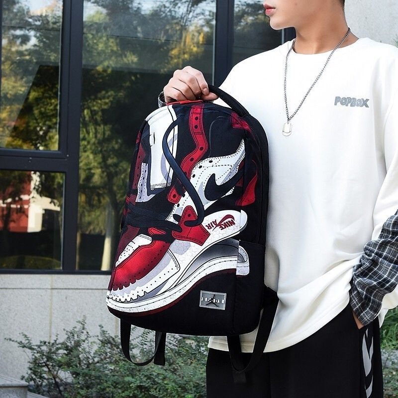 Nike Graffiti Backpack Graphic Shoes Tas Ransel Sepatu Pria Wanita by Diosvolt Import