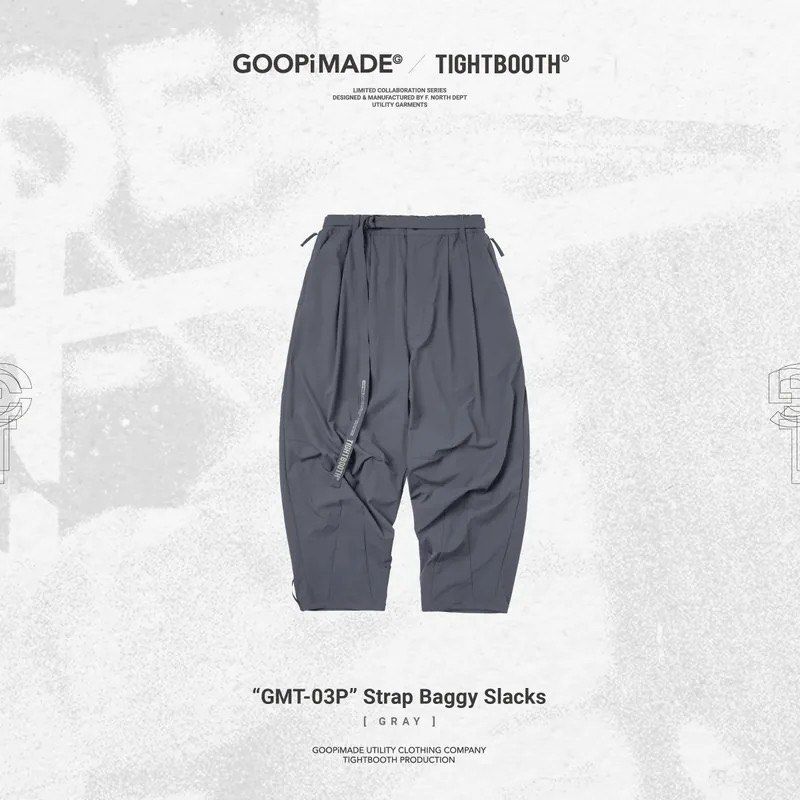 GOOPiMADE® TIGHTBOOTH Strap Baggy Slacks - パンツ