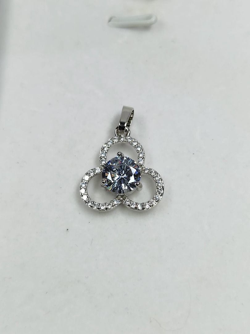 Man made diamond pendant sale