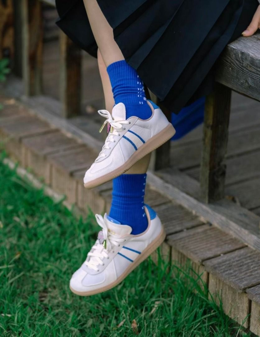 Adidas BW Army Footwear Off White Blue Women s Fashion Footwear Sneakers on Carousell