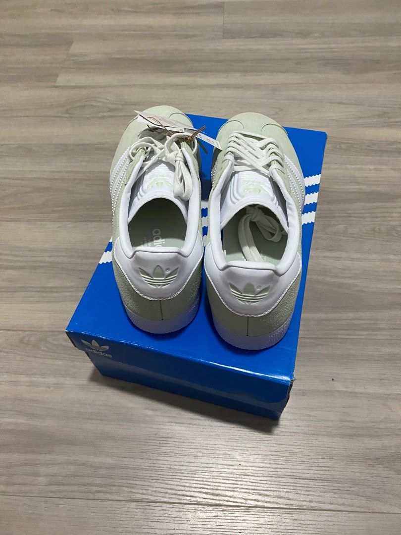 Adidas gazelle 2025 linen green