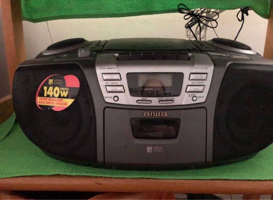 Aiwa radio, CD player, cassette, Audio, Portable Music Players on Carousell