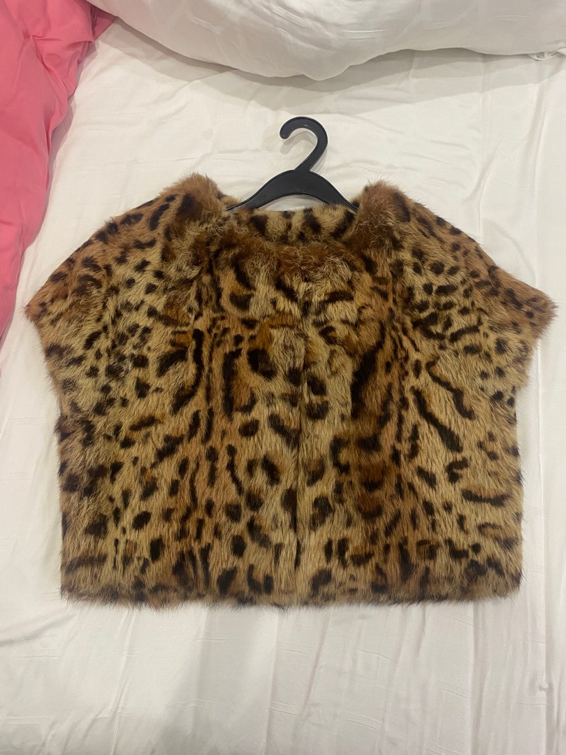 Real leopard jacket new arrivals
