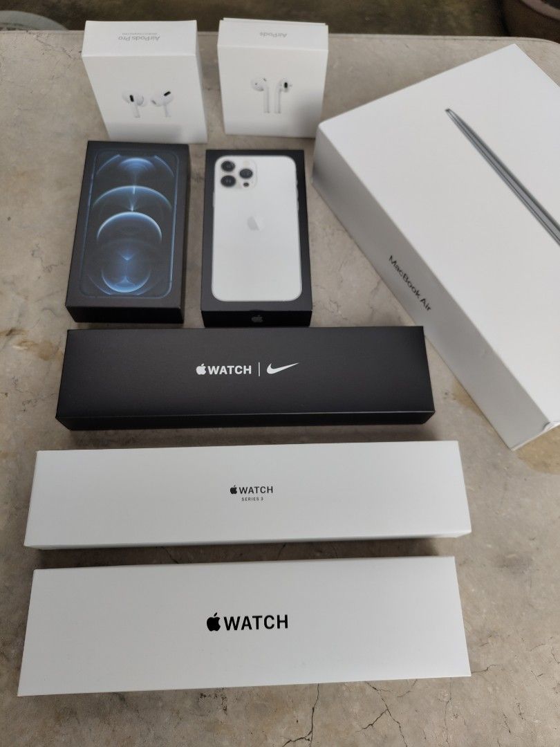 Apple EMPTY Boxes, Men's Fashion, Watches & Accessories, Accessory