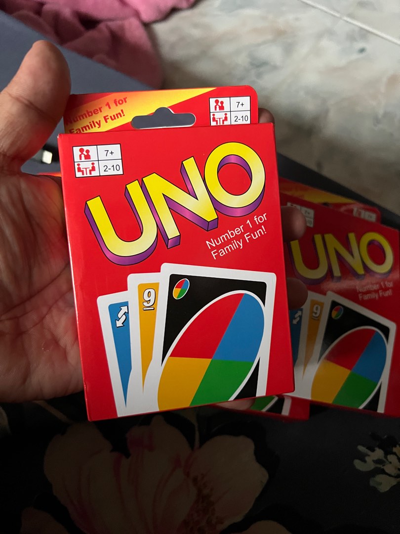 brand new UNO Cards family games, Hobbies & Toys, Toys & Games on Carousell