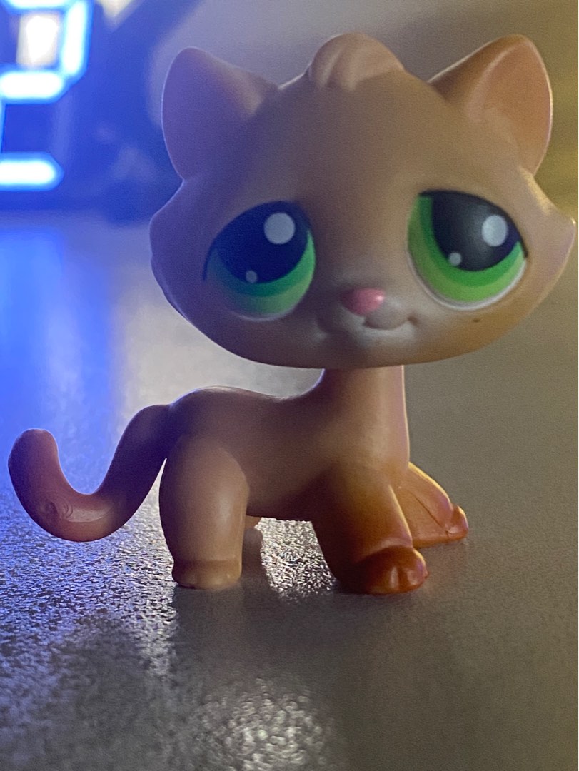 Authentic LPS Littlest Pet Shop Orange Tabby Cat 110, Hobbies & Toys