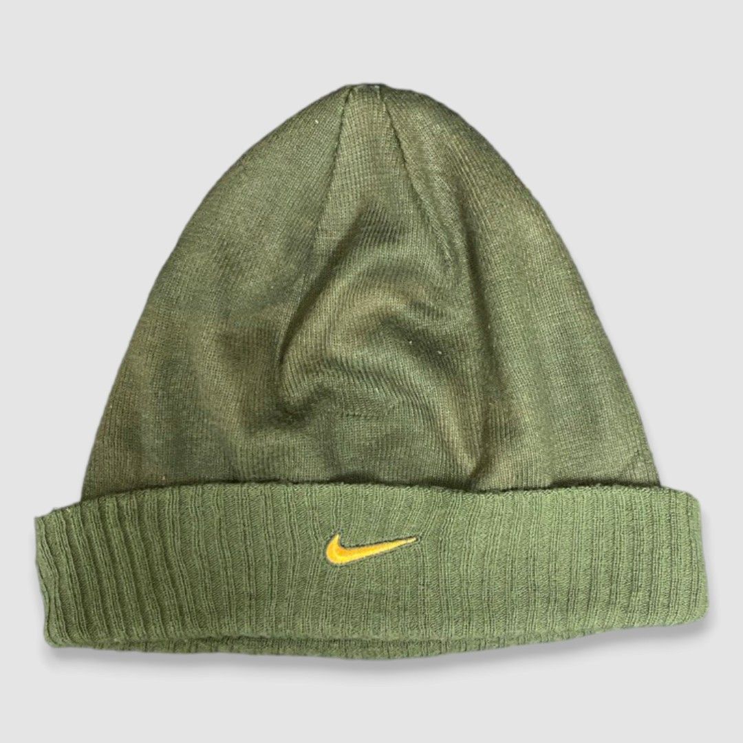 Olive green cheap nike beanie