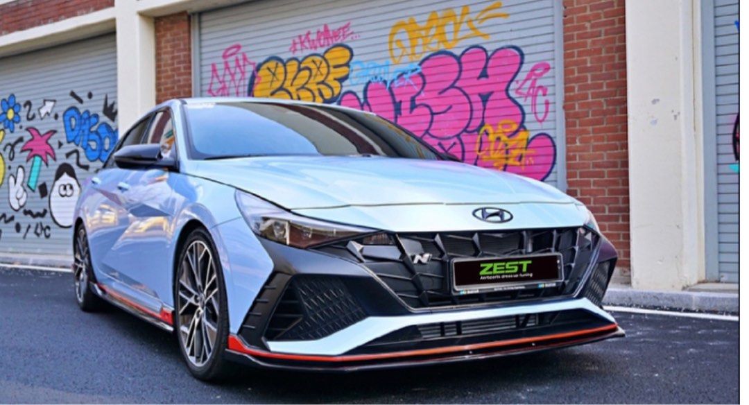 Avante N bodykit Zest Bodykit for Hyundai Avante CN7 N Car Accessories Accessories on Carousell