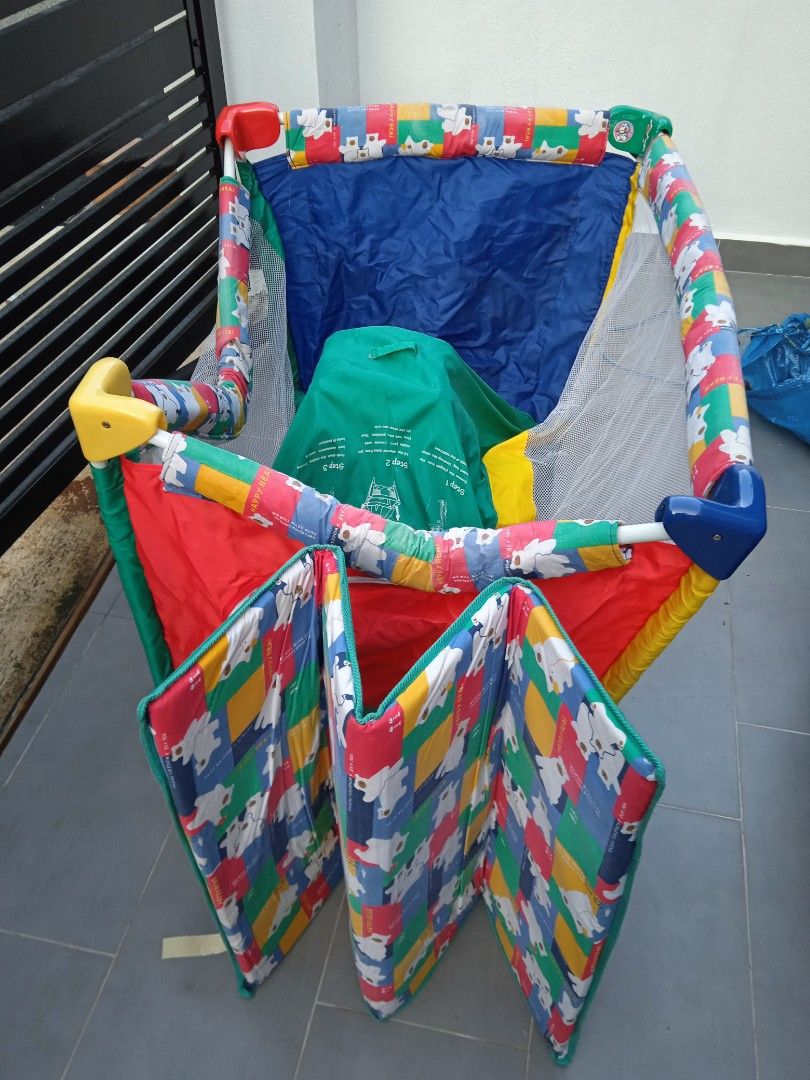 Old fashioned baby playpen cheap
